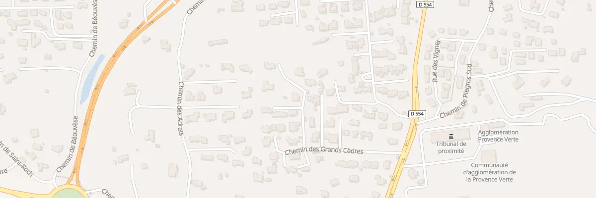 Plan du 9021 Rte du Val à Brignoles