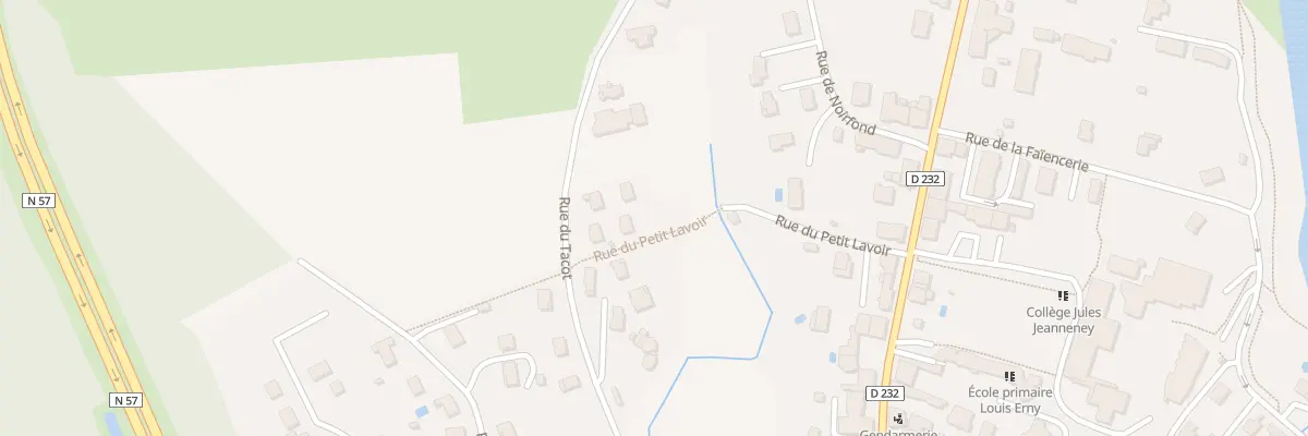 Plan du 10B Rue du Tacot à Rioz