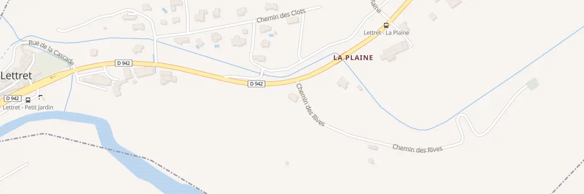 Plan du 5107 Gandeline à Lettret