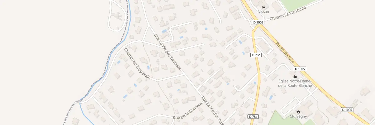 Plan du 286 Rue la Vie des Tauques à Ségny