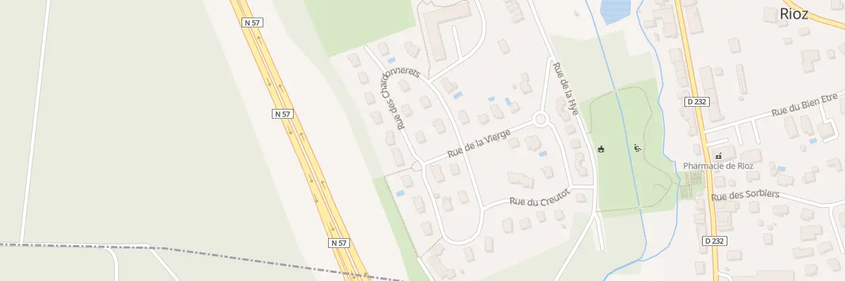 Plan du 10 Rue des Chardonnerets à Rioz