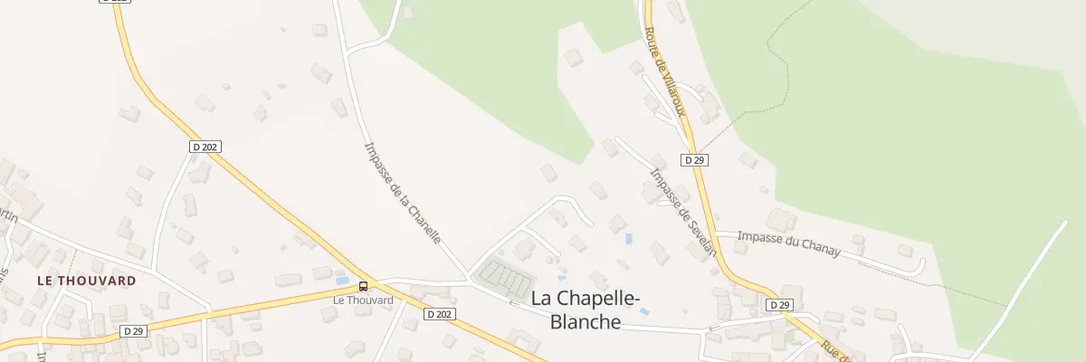 Plan du 111 Imp de Pré Baron à La Chapelle-Blanche