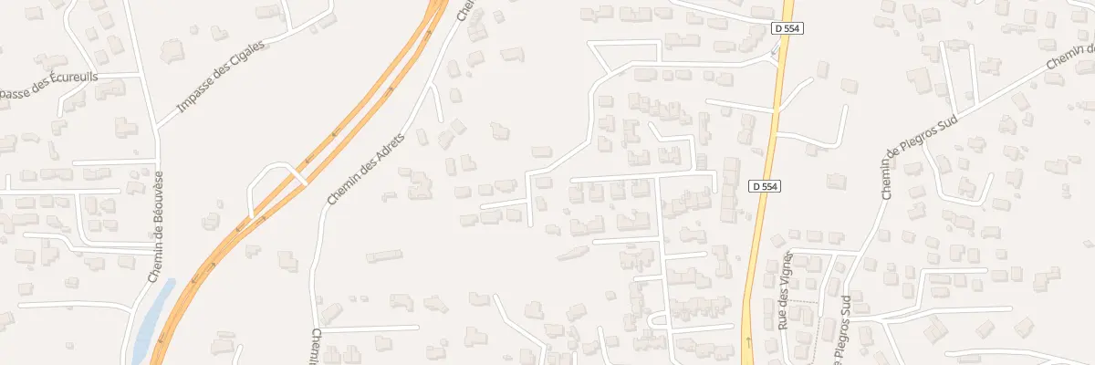 Plan du 9 Rte du Val à Brignoles