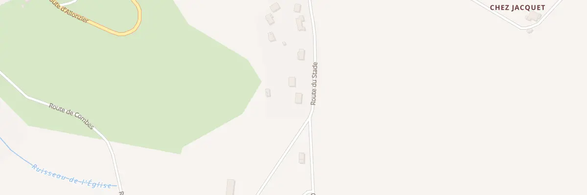 Plan du 252 Rte du Stade à Choisy