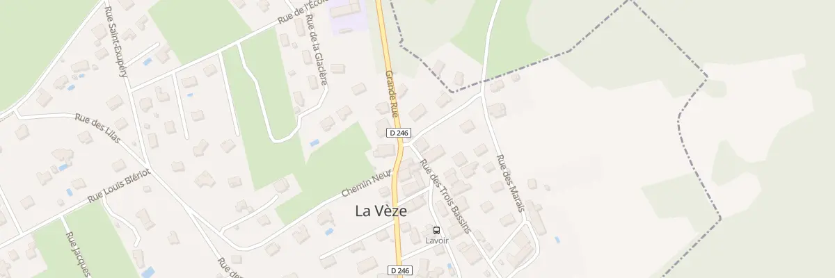 Plan du 3C Rue des Trois Bassins à La Vèze