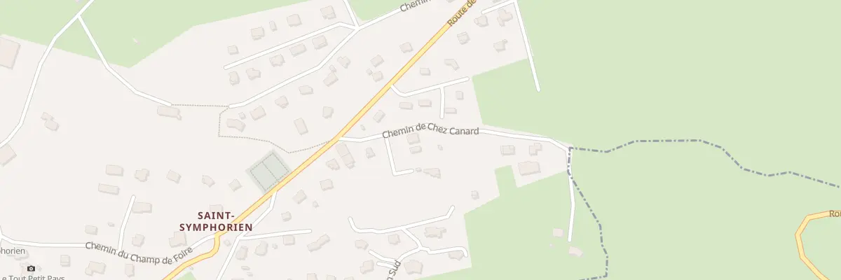 Plan du 68 Che de chez Canard à Andilly