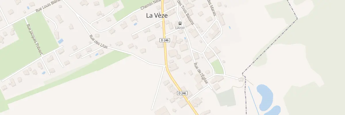Plan du 19 Gr Grande Rue à La Vèze