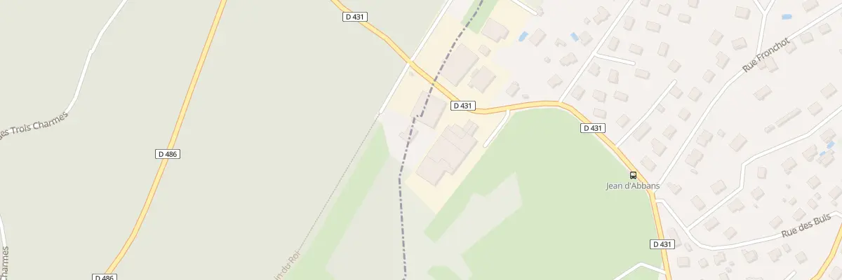 Plan du 23 Rue Jean d’Abbans à Besançon
