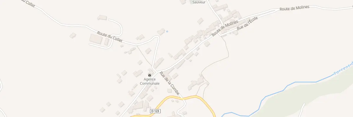 Plan du 31 Rte de Molines à La Motte-en-Champsaur
