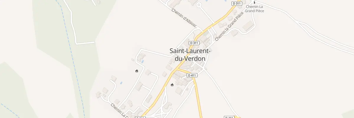 Plan du 13 Che des Etables à Saint-Laurent-du-Verdon