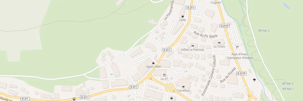Plan du 637 Rte du Signal à Huez