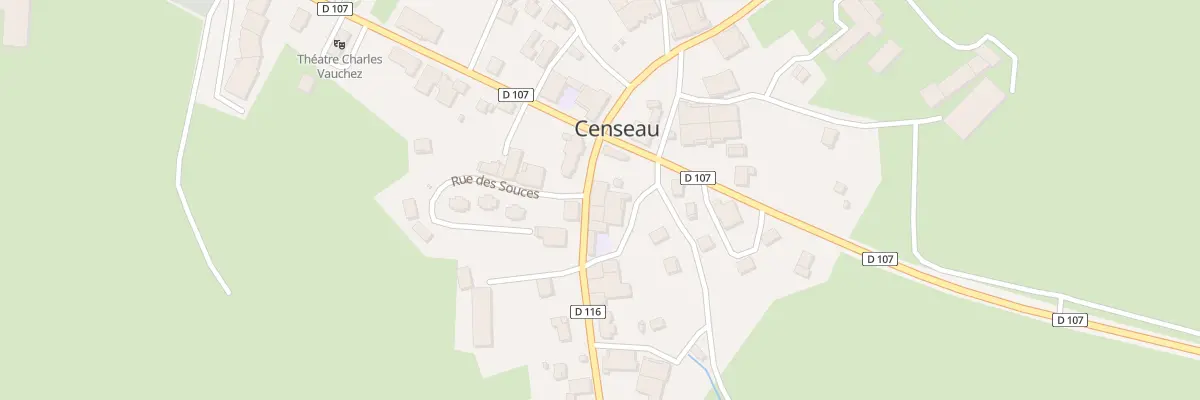 Plan du 1 Rue du Val de Mièges à Censeau