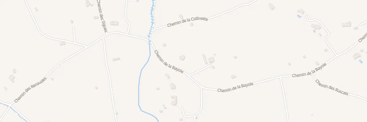 Plan du 1101 Che des Renaudes à Solliès-Pont