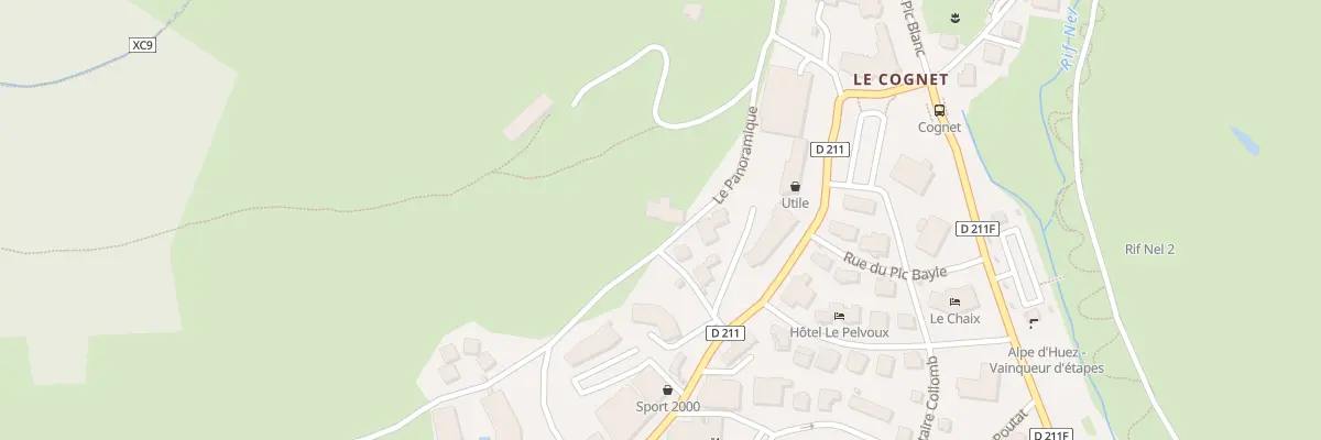 Plan du 639 Rte du Signal à Huez