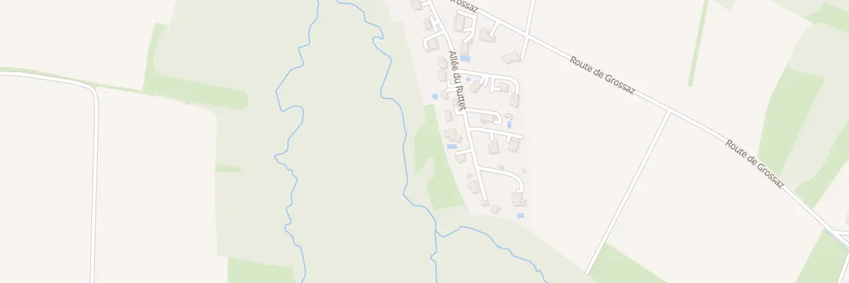 Plan du 166 All du Ruttet à Feigères