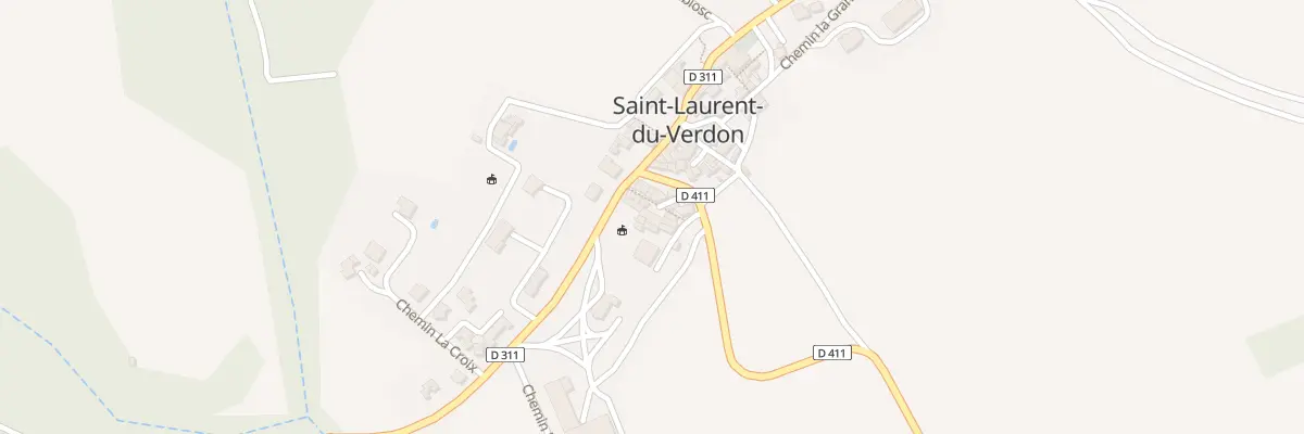 Plan du 29 Tra de Font la Pierre à Saint-Laurent-du-Verdon
