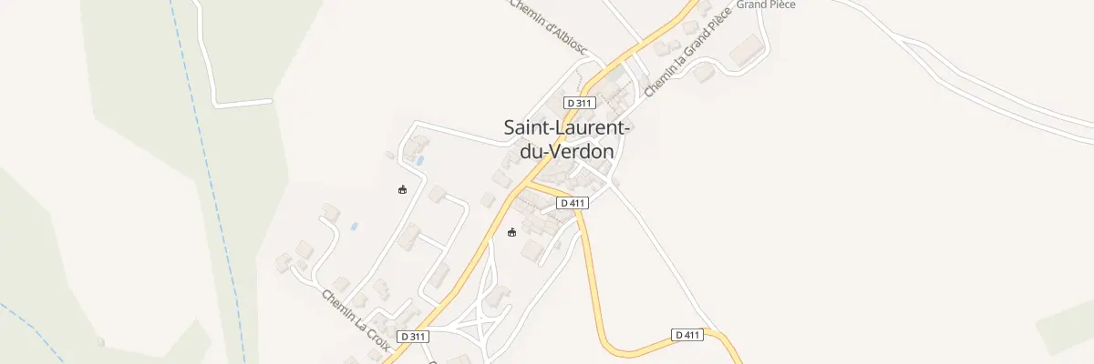 Plan du 5018 Rte d’Artignosc à Saint-Laurent-du-Verdon