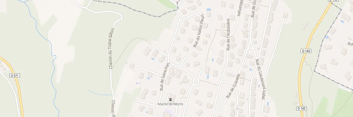 Plan du 1 Rue du Vallon Fleuri à Morre