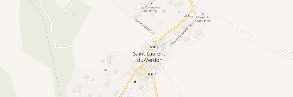 Plan du 5 Rue de l’Eglise à Saint-Laurent-du-Verdon