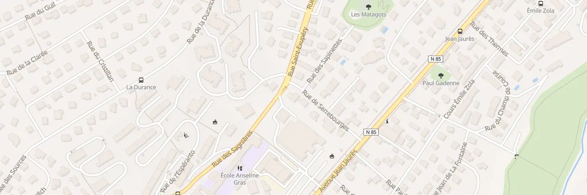 Plan du 7 Rue de Serrebourges à Gap