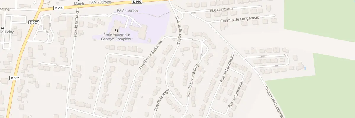 Plan du 147 Rue de Bruxelles à Pont-à-Mousson