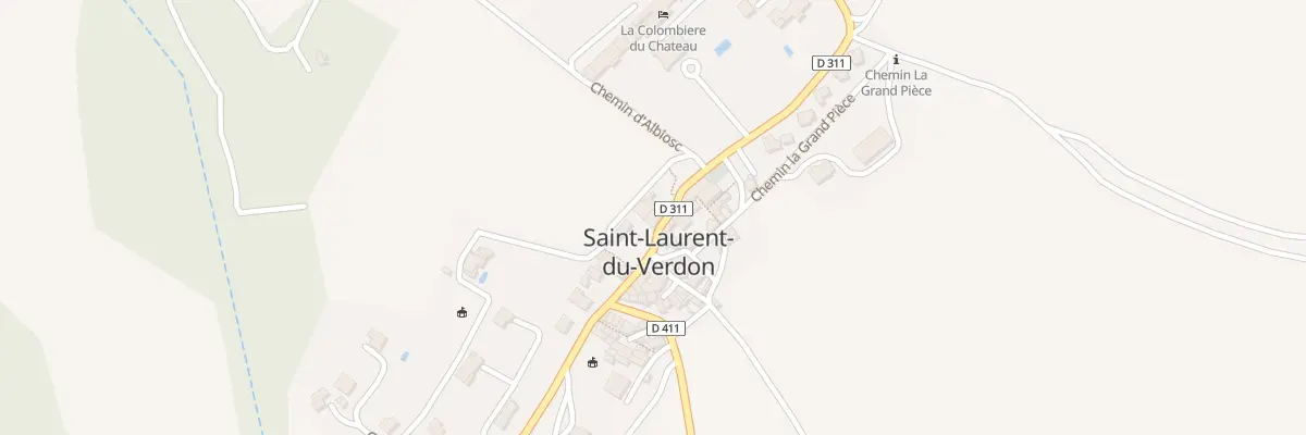 Plan du 5B Rue de l’Eglise à Saint-Laurent-du-Verdon