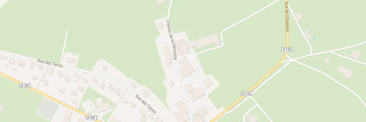 Plan du 22 Che de la Sarrazine à Censeau