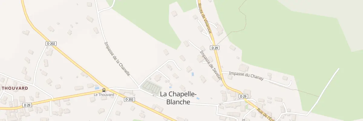 Plan du 110 Imp de Pré Baron à La Chapelle-Blanche