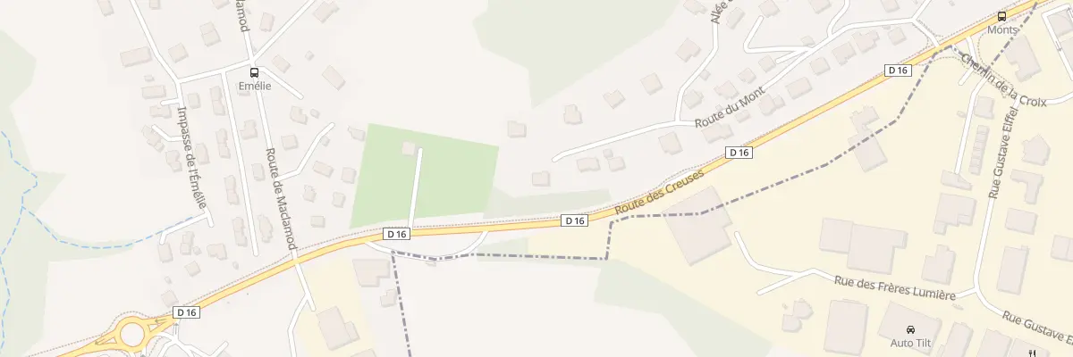 Plan du 83 Rte du Mont à Chavanod