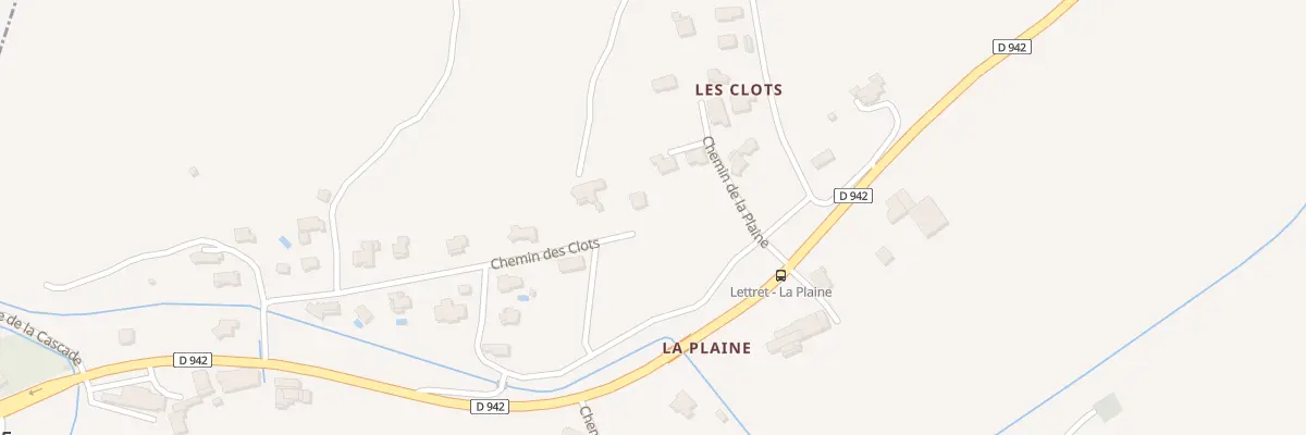Plan du 215C Che des Clots à Lettret