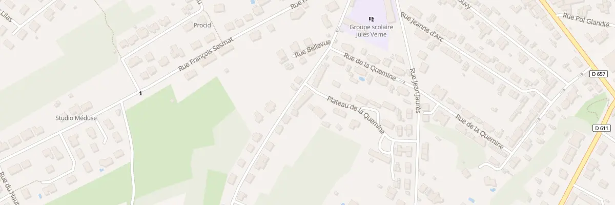 Plan du 9 Rue Bellevue à Dieulouard