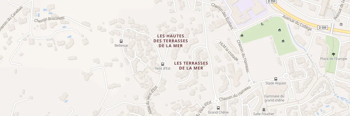Plan de La Crotade à Carqueiranne