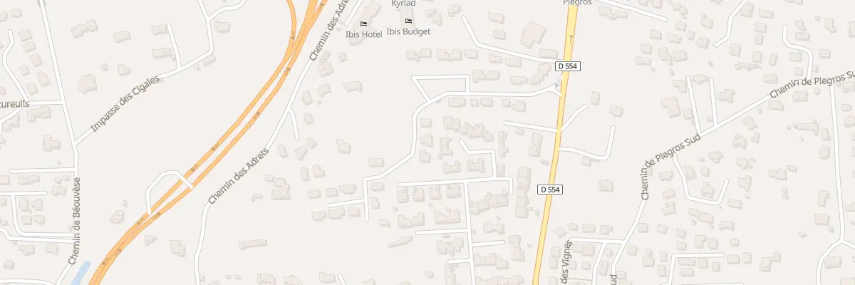 Plan du 9012 Rte du Val à Brignoles