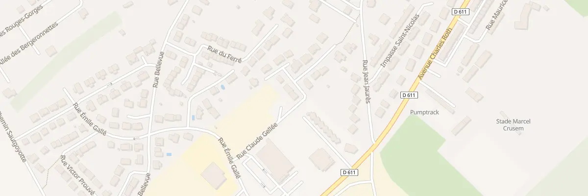 Plan du 1 Rue Claude Gellee à Dieulouard