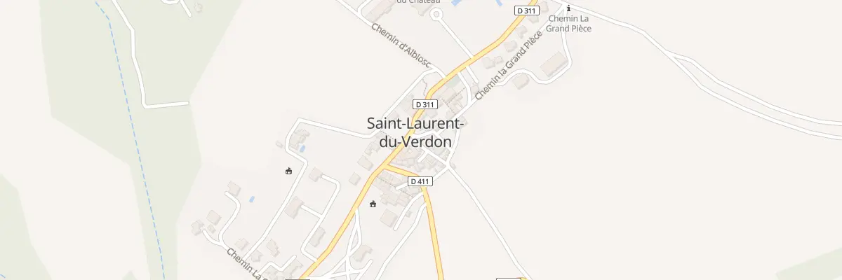 Plan du 19 Rue de la Fontaine à Saint-Laurent-du-Verdon