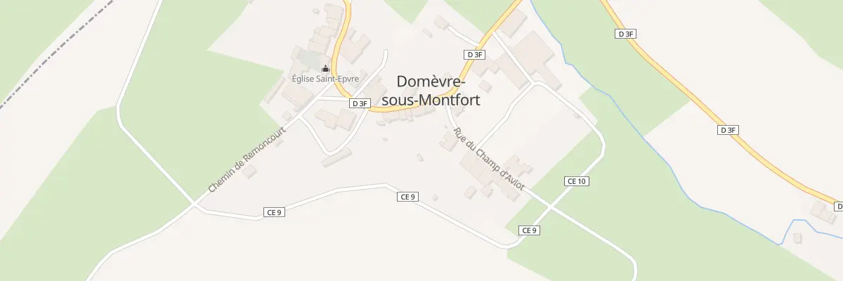 Plan du 110 Rue Grande Rue à Domèvre-sous-Montfort