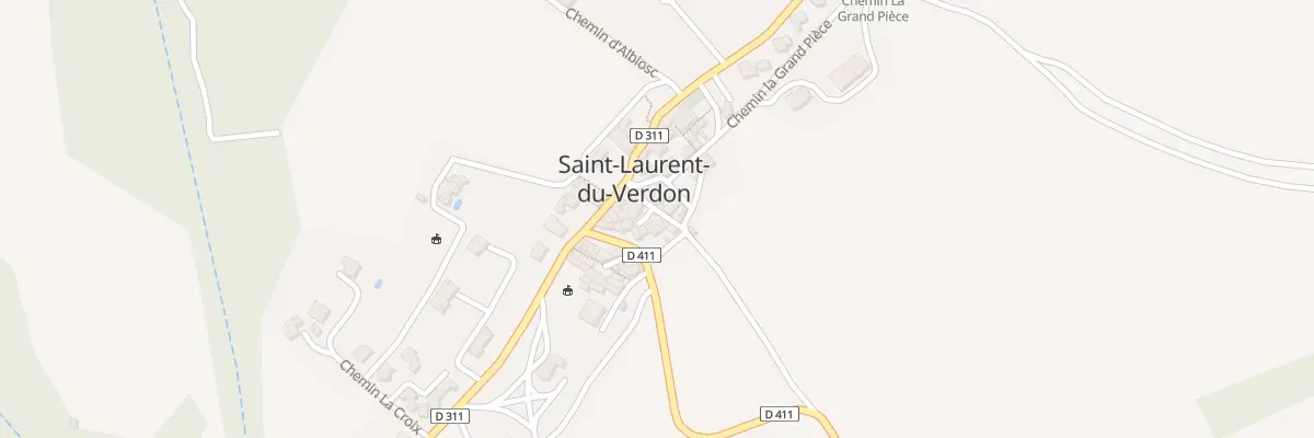 Plan du 24 Rue de la Fontaine à Saint-Laurent-du-Verdon
