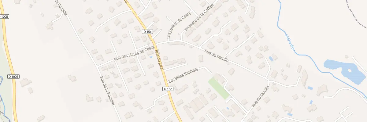 Plan du 763 Rue du Jura à Cessy