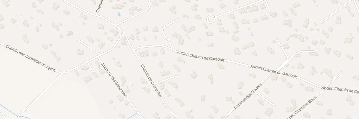 Plan du 697 Ancien Chemin de Gareoult à Rocbaron