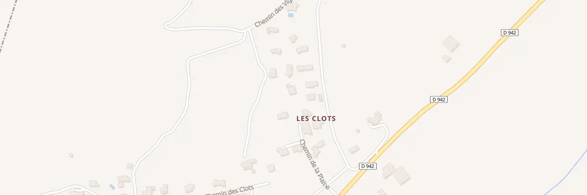 Plan du 5143F Les Clots à Lettret