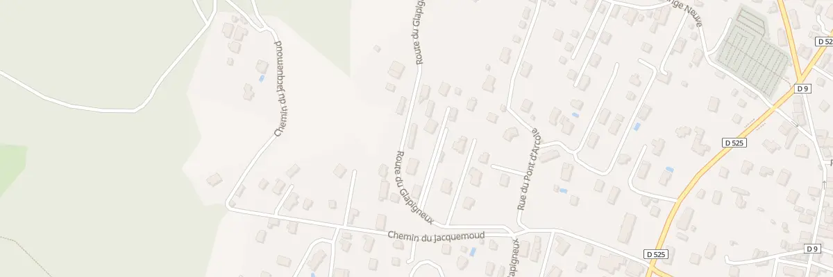 Plan du 372 Rte du Glapigneux à Allevard