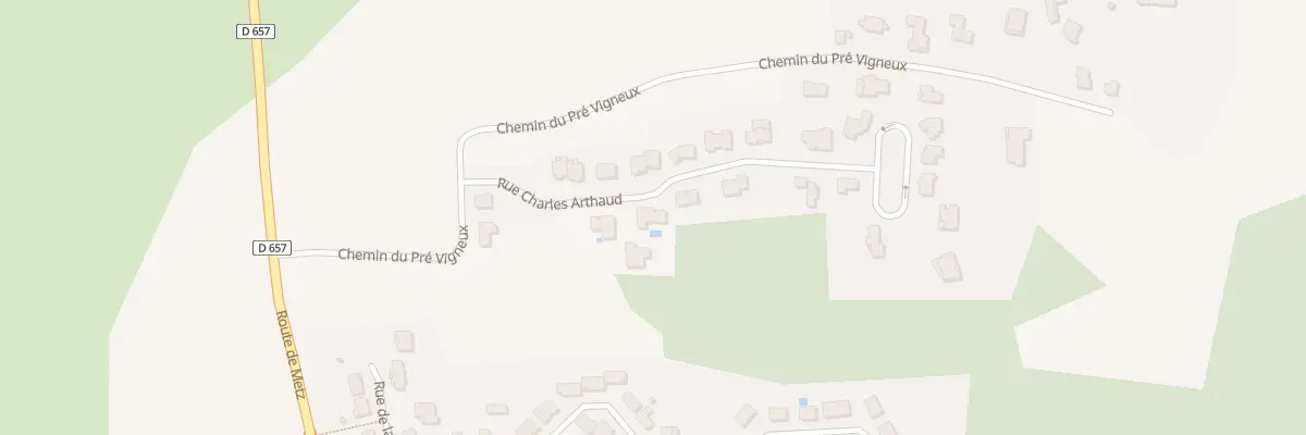 Plan du 5 Rue Charles Arthaud à Pont-à-Mousson