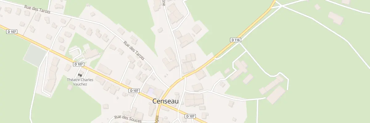 Plan du 6 Che de la Sarrazine à Censeau