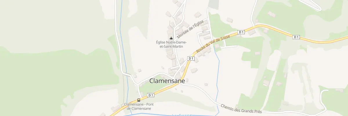 Plan du 5045 Le Village à Clamensane
