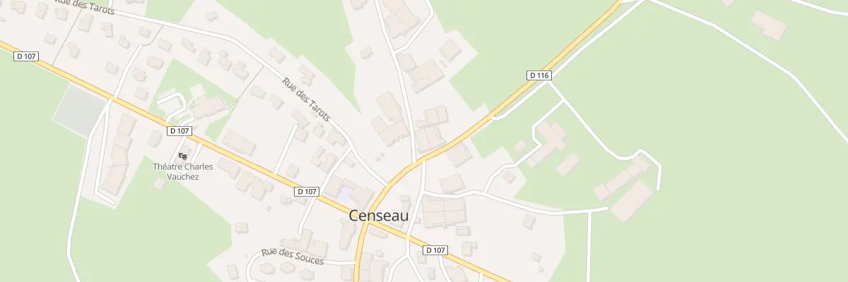 Plan du 2 Che de la Sarrazine à Censeau