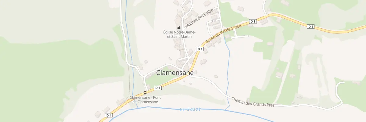 Plan du 7057 Rue De L’auche à Clamensane