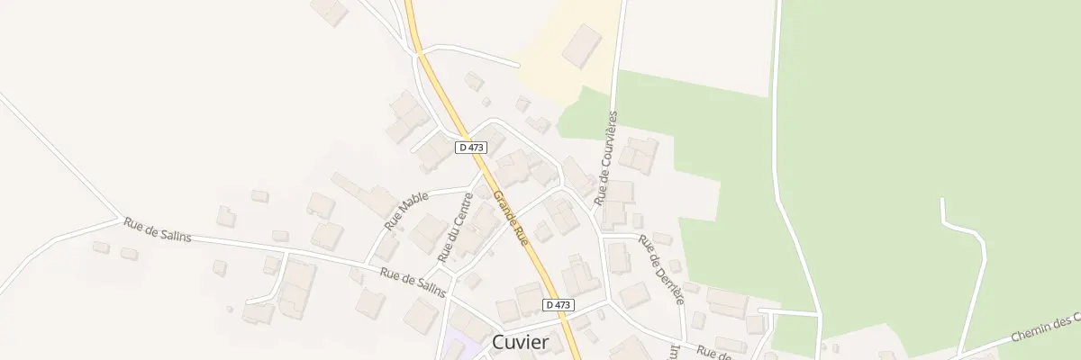 Plan du 2 Rue du Chalet à Cuvier