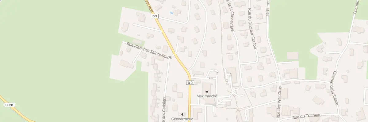 Plan du 9 Lot Jedry à Amancey