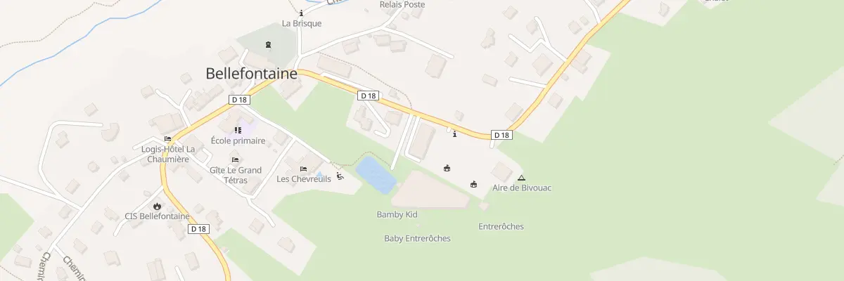 Plan du 4540 Rte des Fontaines à Bellefontaine
