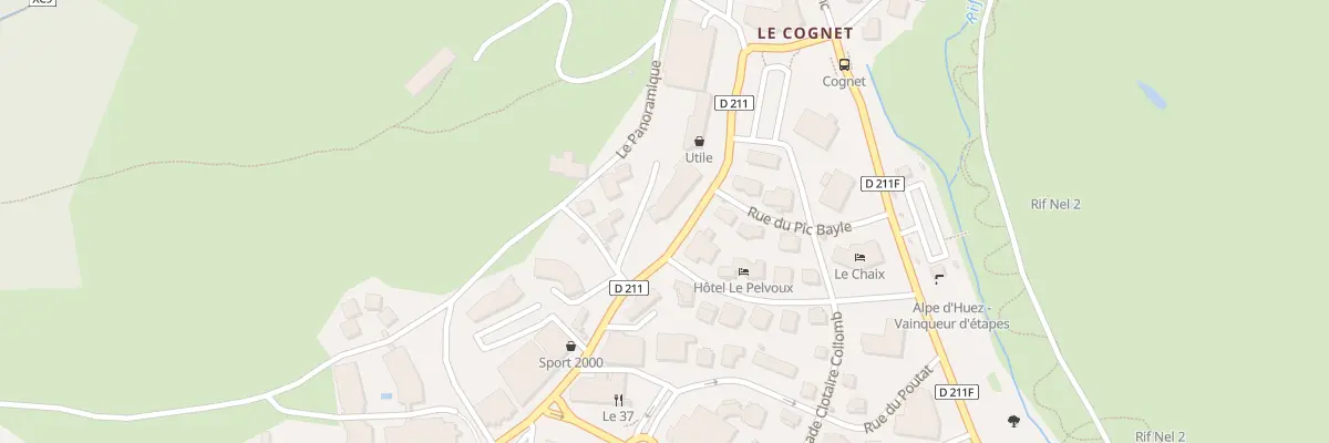Plan du 749 Rte du Signal à Huez